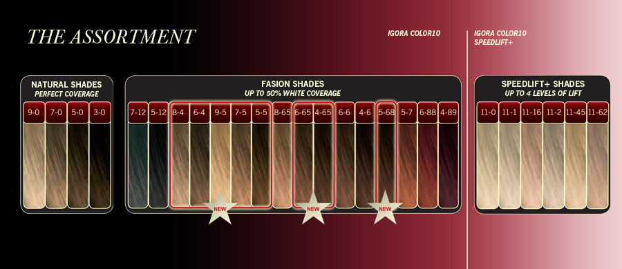 Schwarzkopf Hair Colour Shades Chart