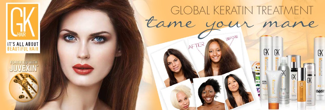 Global Keratin Treatment by GKHair available at Salon Lynne Washington DC